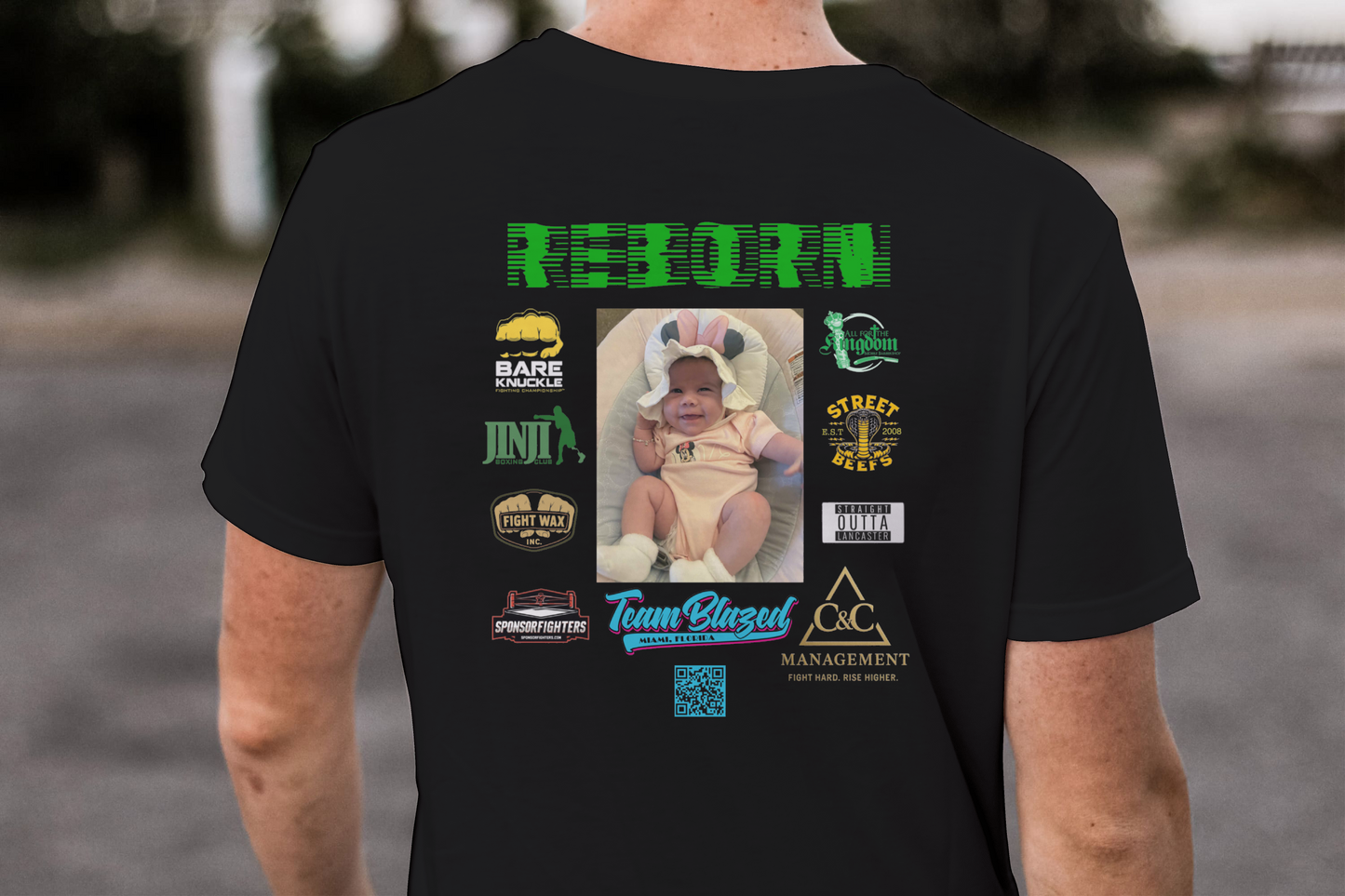 Zach Pannell REBORN Fight Shirt.