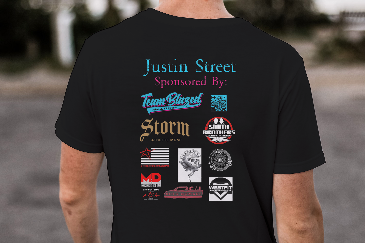 Justin “The Reaper” Street 2025 Fight Shirt