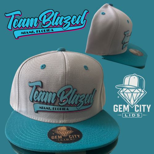 TeamBlazed X Gem City Lids Custom Squad Hats