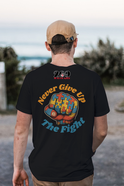 DA420CHEF X Just Blazed Collab Shirt-Never Give UP The FIGHT 👊🏼