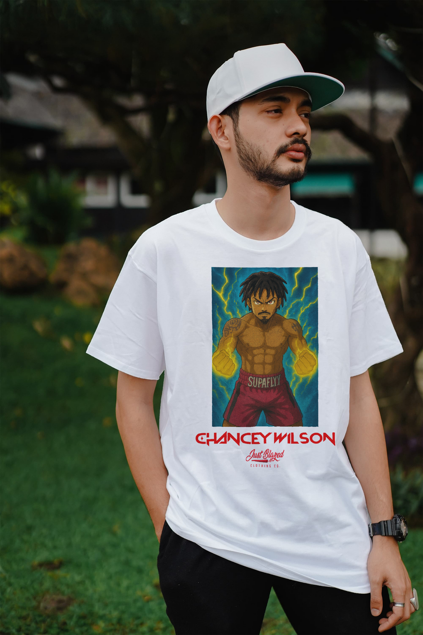 Chancey Wilson Fight Shirt Powered By Just Blazed.