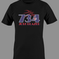 734 Just Blazed Area Code Shirt