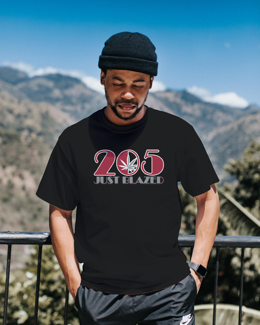 205 Just Blazed Bama Area Code Shirt