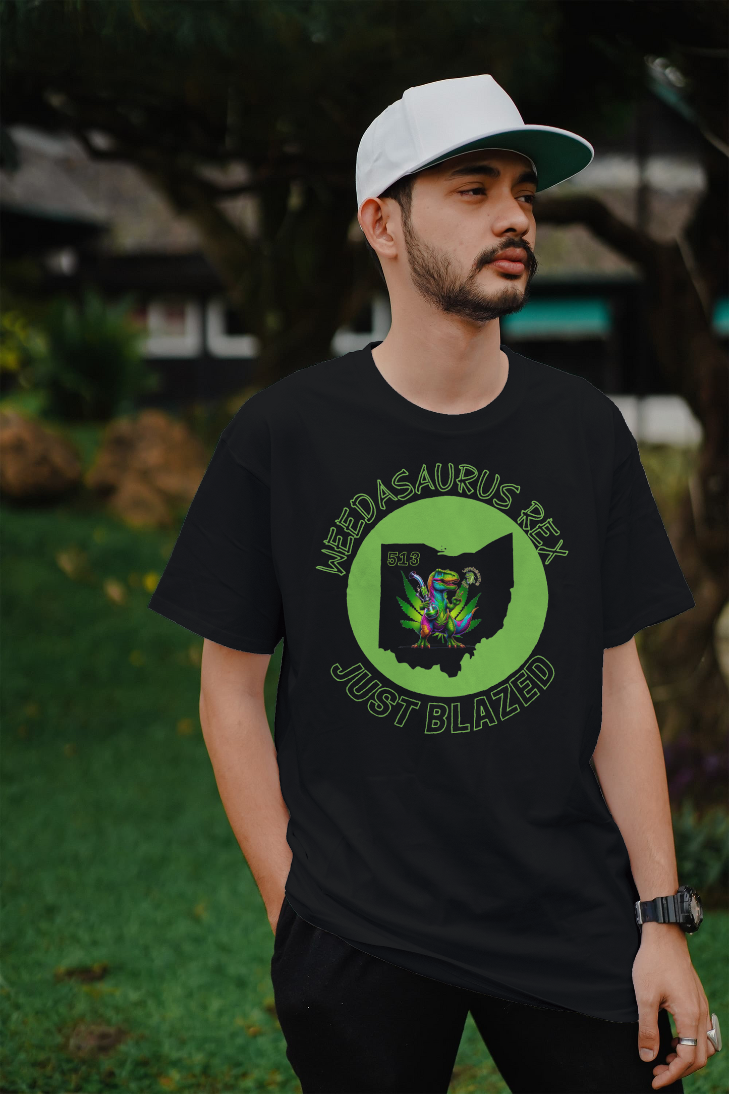 Weedsaurus Rex X Just Blazed Squad Shirt