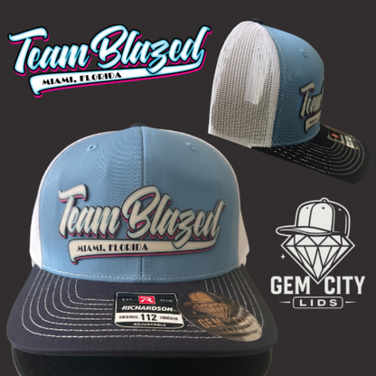 TeamBlazed X Gem City Lids Custom Squad Hats