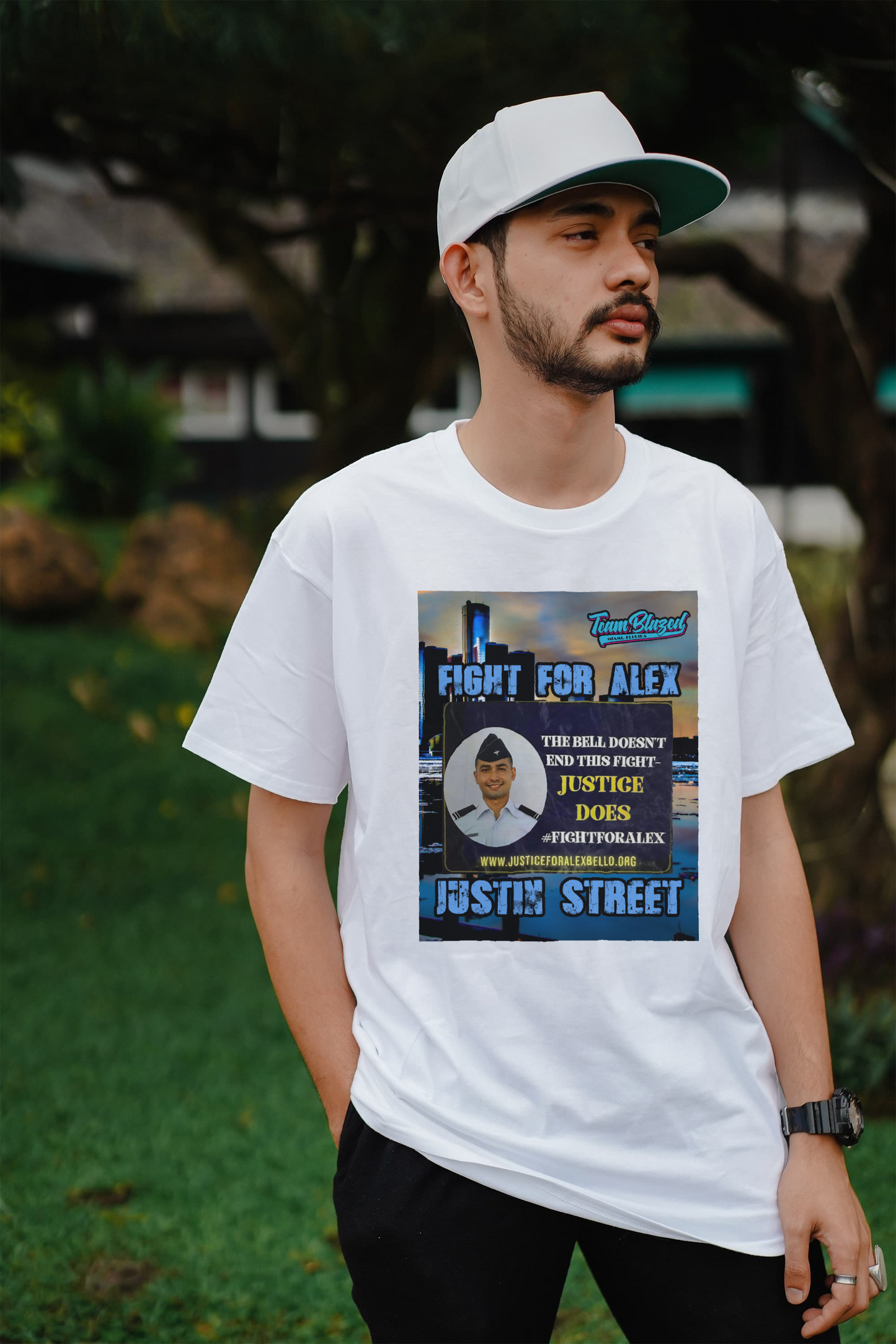 Fight For ALEX-A Justin Street Fight Walkout Shirt-Nov 2025