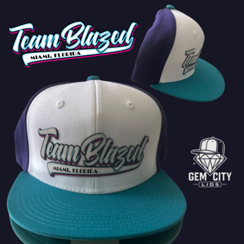 TeamBlazed X Gem City Lids Custom Squad Hats