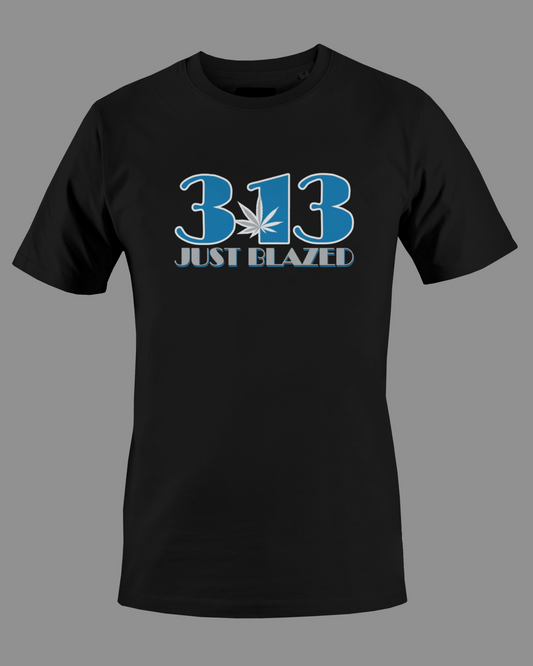 313 Just Blazed Area Code Shirt- Detroit Lions Edition.