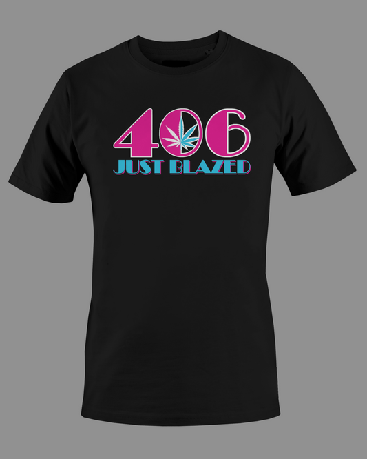 406 Just Blazed Area Code Shirt