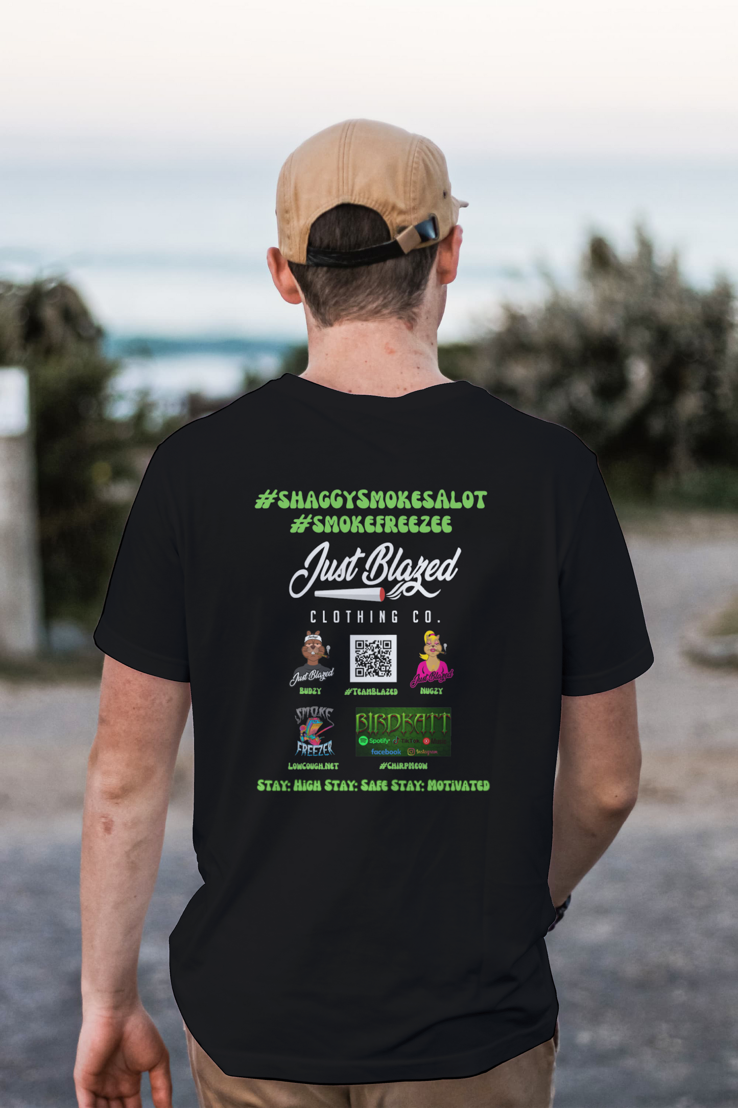 Offical #ShaggySmokesAlot Shirt featuring Run Ricky Run