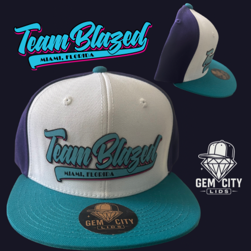 TeamBlazed X Gem City Lids Custom Squad Hats