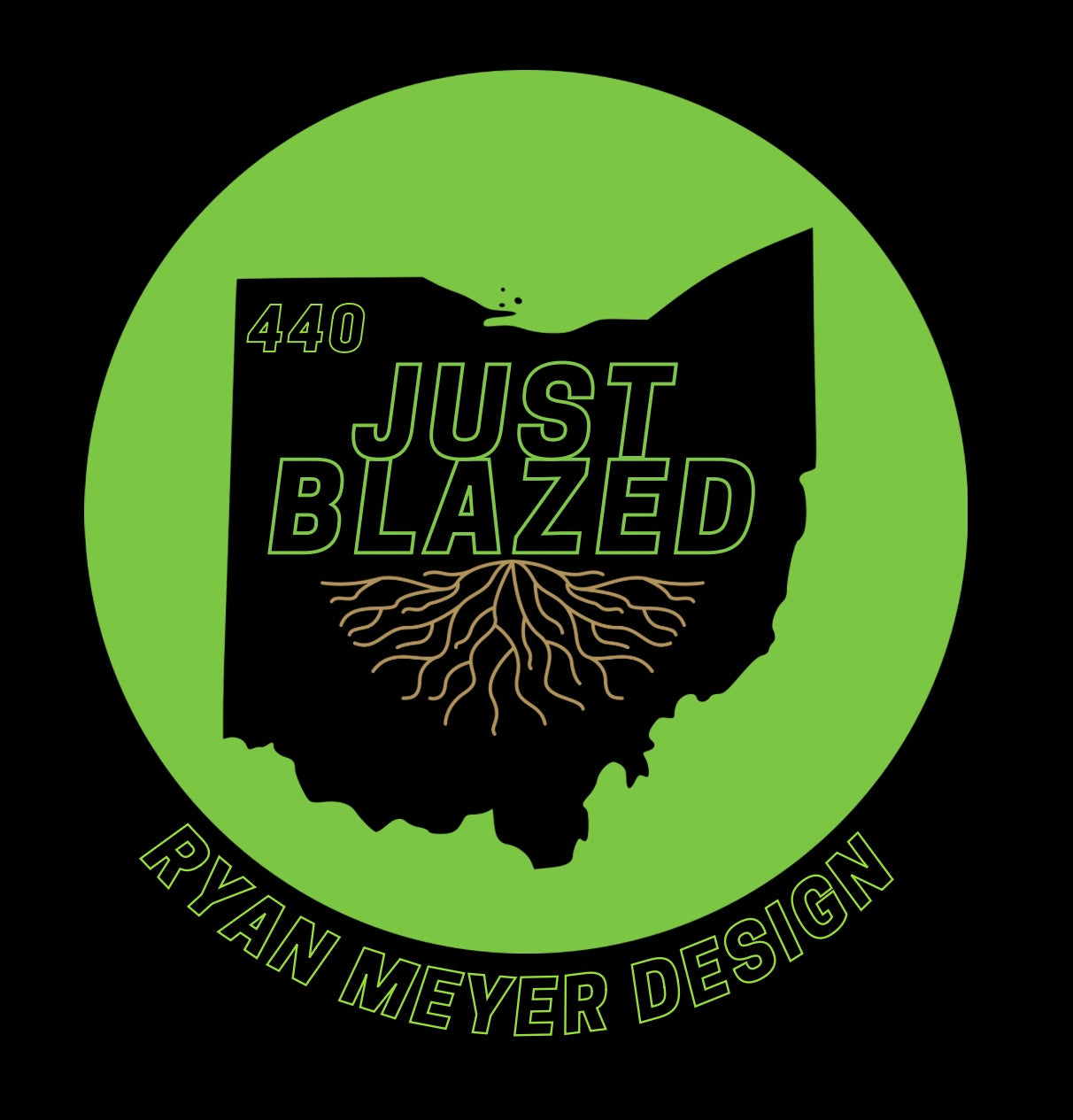 Custom Ohio Just Blazed Design