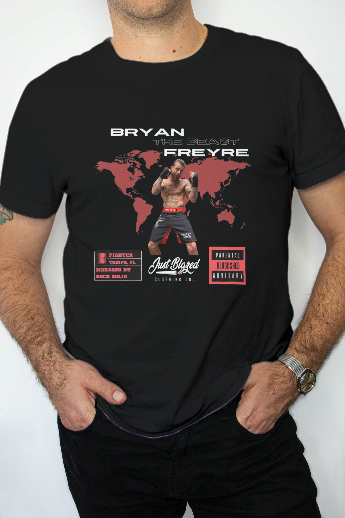 Bryan The Beast Freyre Fight Card Shirt