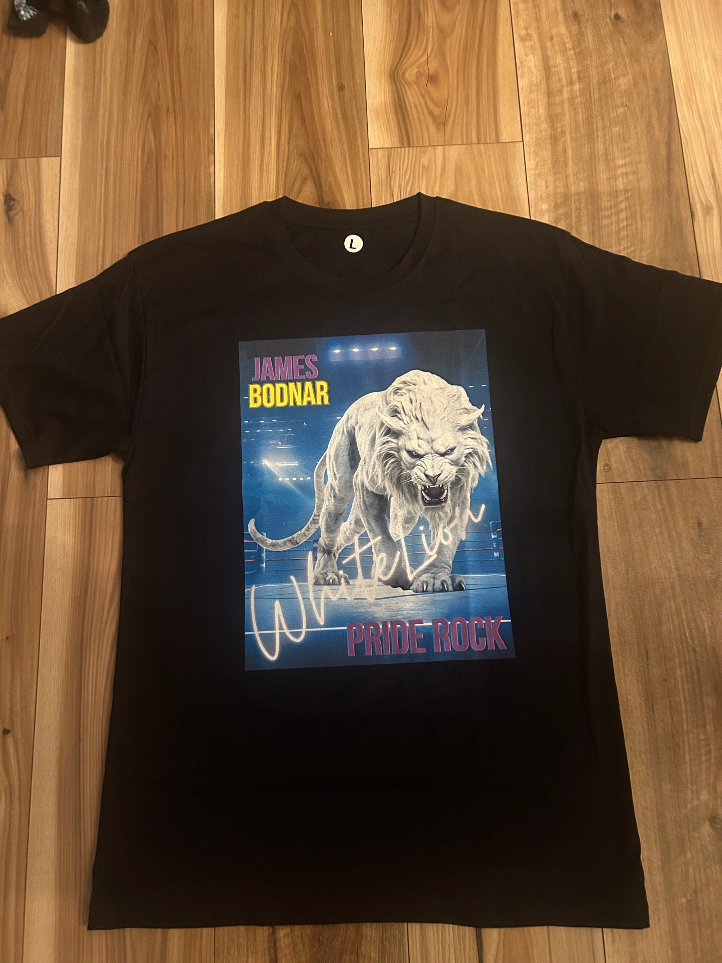 James Bodnar “White Lion” Fight Shirt