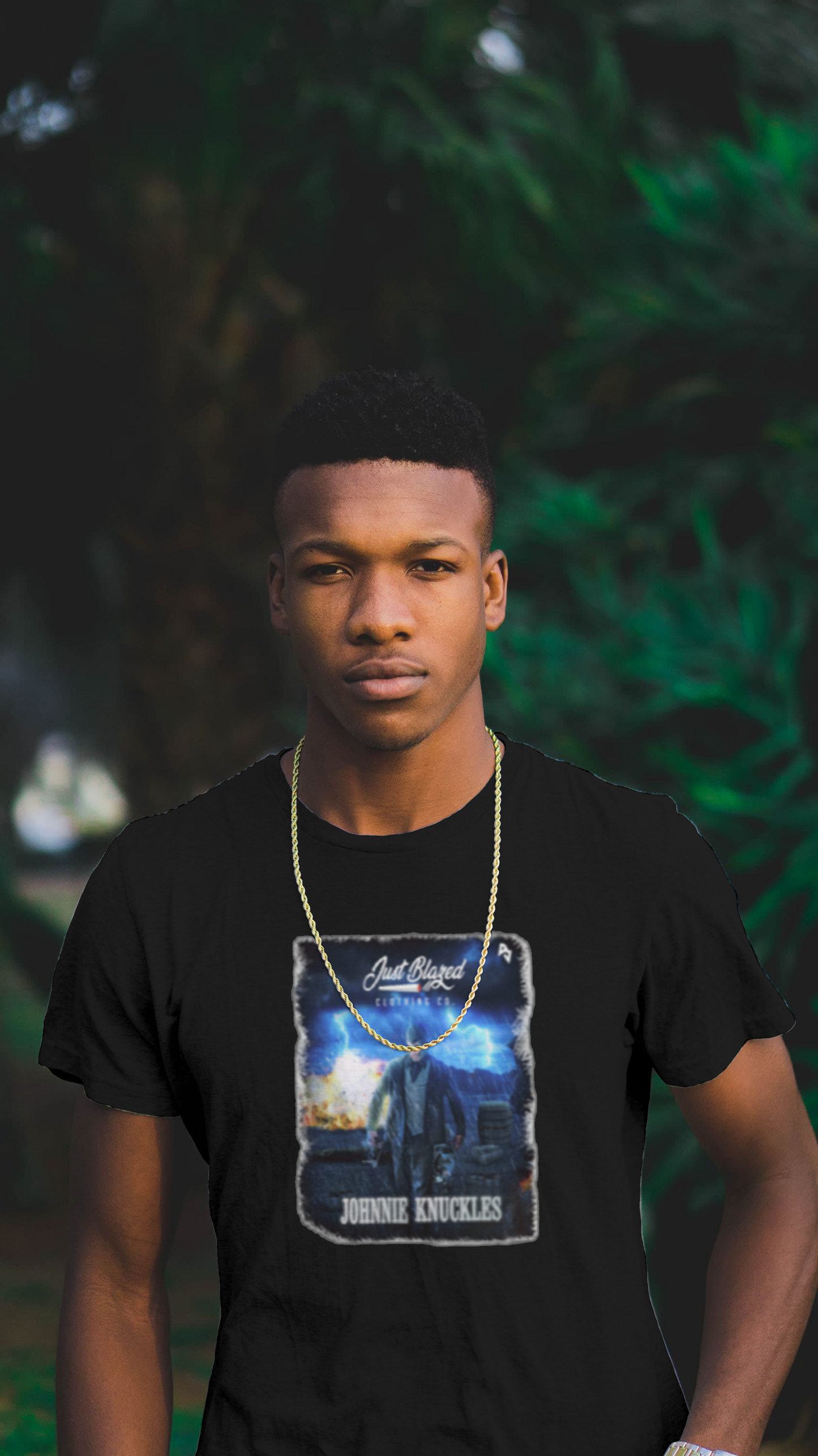 Johnnie Knuckles Blazed Fight Shirt