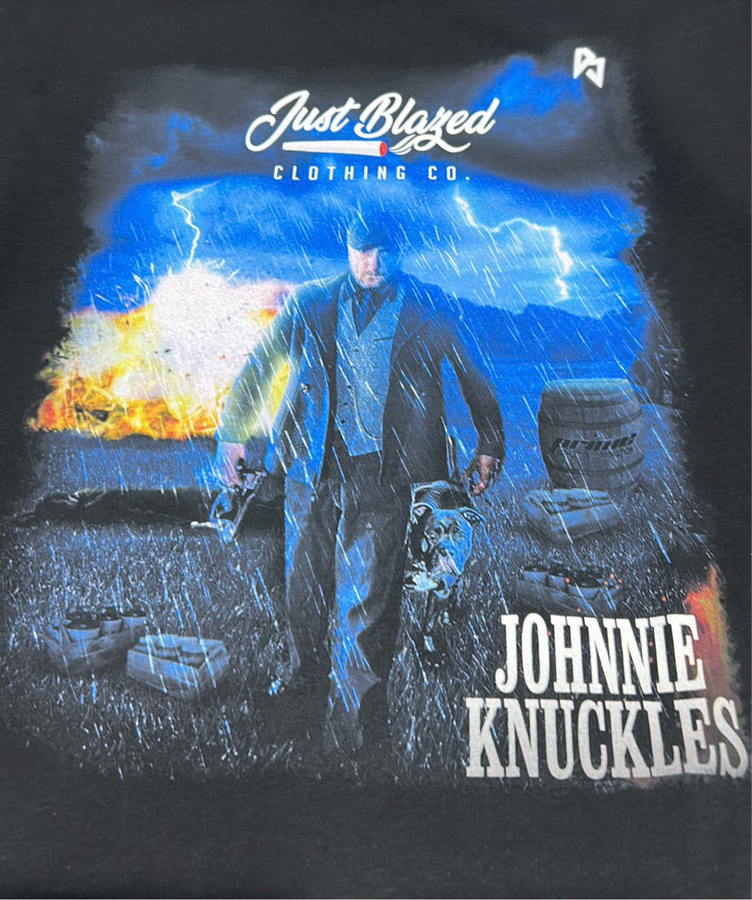 Johnnie Knuckles Blazed Fight Shirt